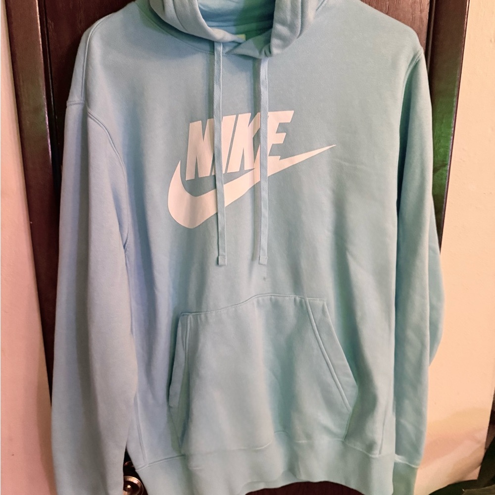 Nike Men's Sky Blue Hoodie